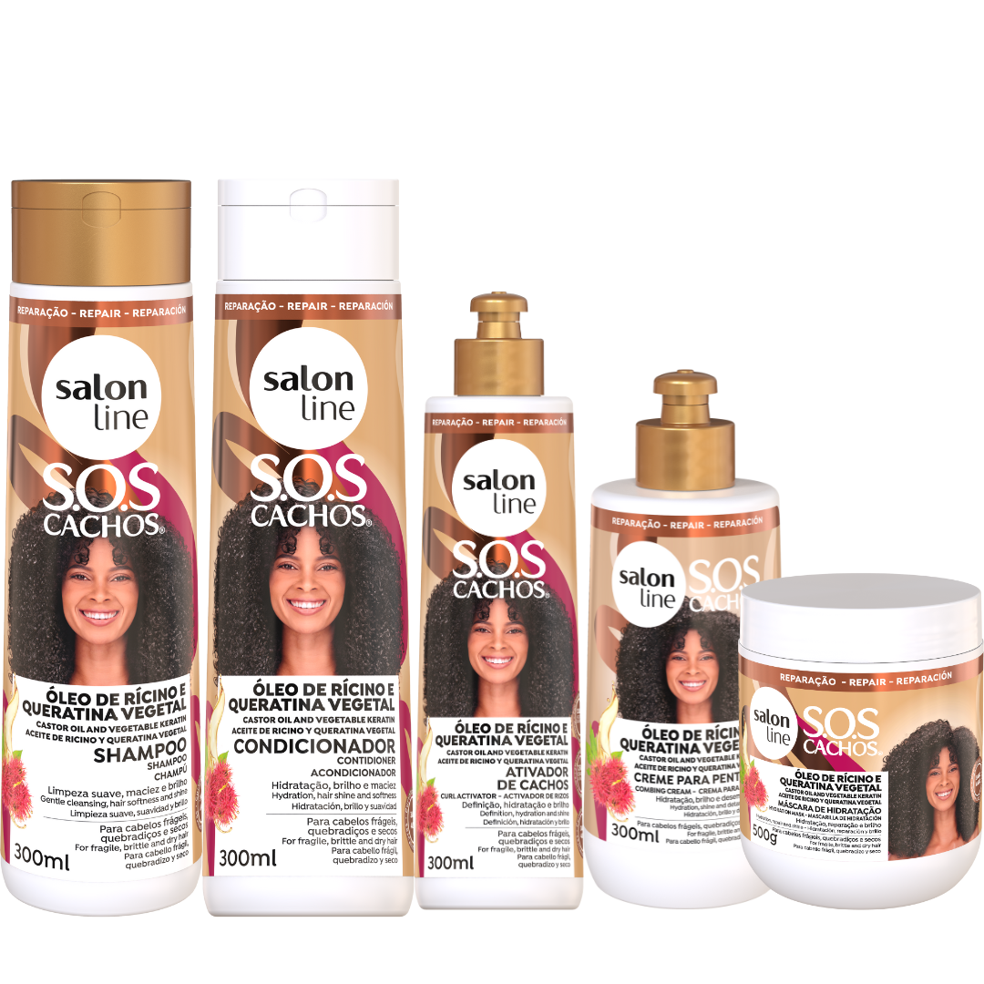Kit SOS Salon Line Ricinio e Queratina