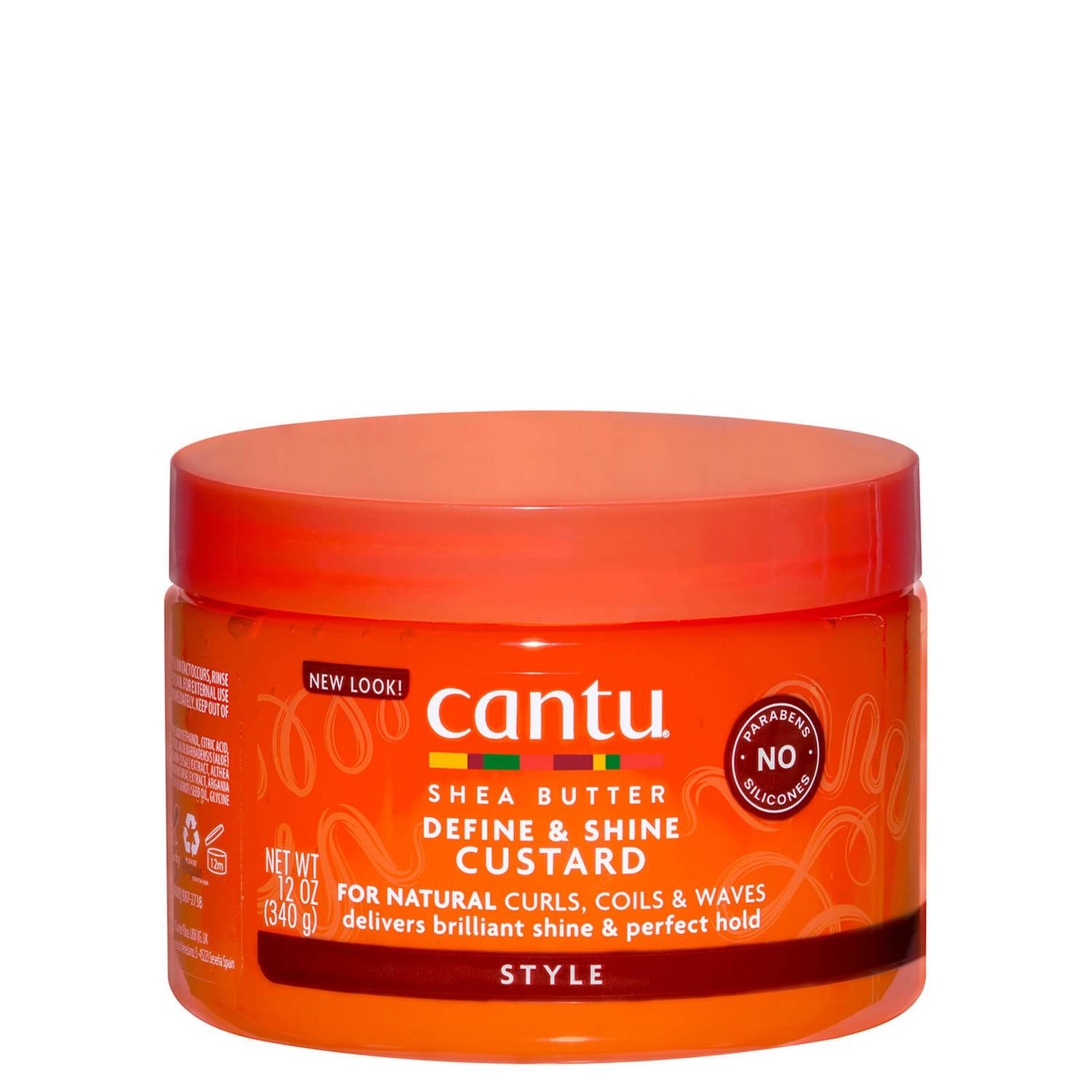 Gelatina Cantu Natural Hair Define & Shine Custard