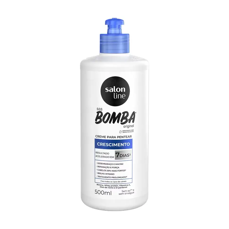 Sos Salon Line Bomba Creme Pentear  Original 500Ml
