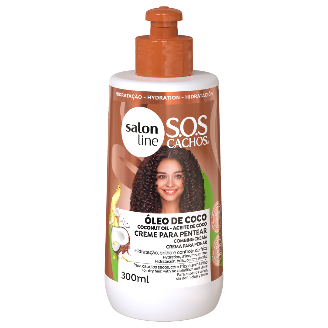 SOS Salon Line Creme Pentear Coco Trat Profundo 300Ml