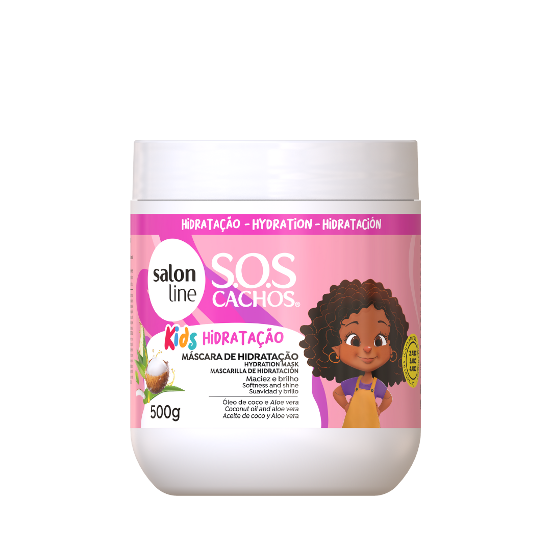SALON LINE MASCARA KIDS HIDRATACAO 500G