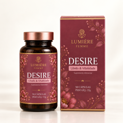 LUMIÈRE FEMME DESIRE LIBIDO E VITALIDADE - SUPLEMENTO ALIMENTAR