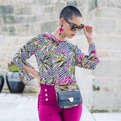 TUNICA SILVINA CAMPOS I25TUN56TRE02