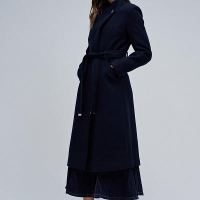 CASACO SALSA DE FAZENDA GRACE COMPRIDO COM CINTO