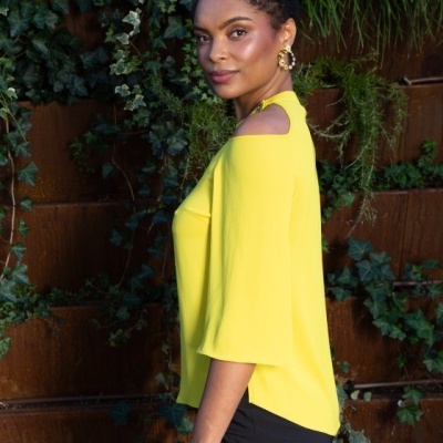 TUNICA SILVINA CAMPOS V25TUN74OMB01