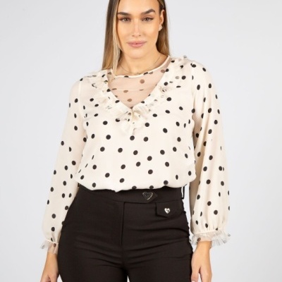 BLUSA SILVINA CAMPOS V25TUN71TRI02