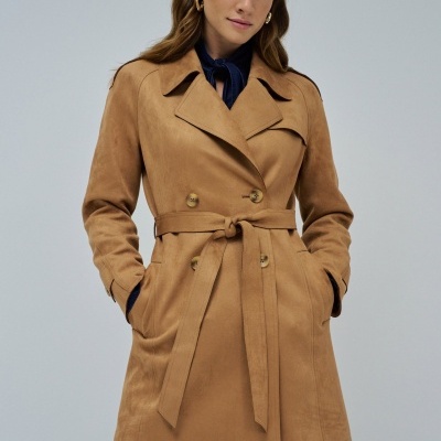 TRENCH SALSA COAT EM SUEDE 21010380