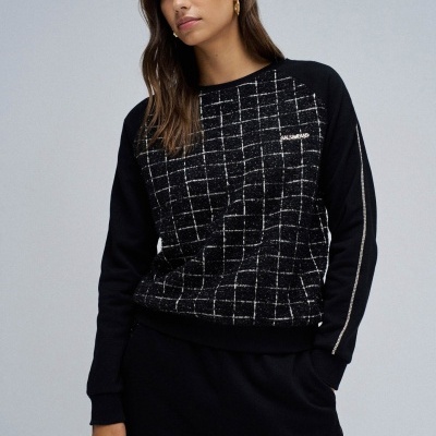SWEATSHIRT SALSA  EM TWEED 21010511