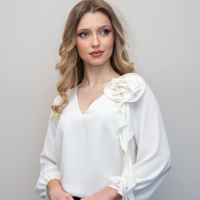 TUNICA SILVINA CAMPOS V25TUN77FLO03