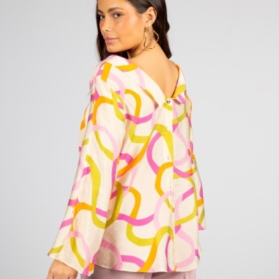 TÚNICA SILVINA CAMPOS V26TUN51ROL20