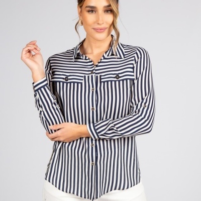 BLUSA SILVINA CAMPOS V26BLU74RIS40