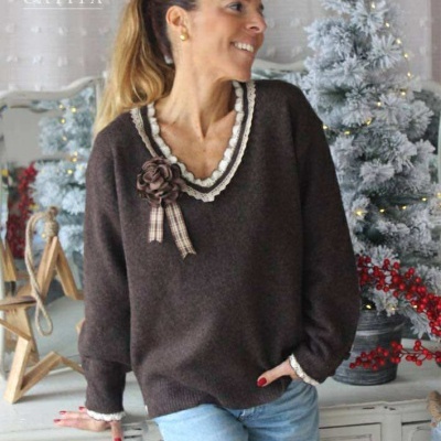 CAMISOLA EM MALHA MARIA CATITA