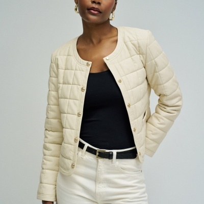 CASACO SALSA  ACOLCHOADO EFEITO PELE 2101188