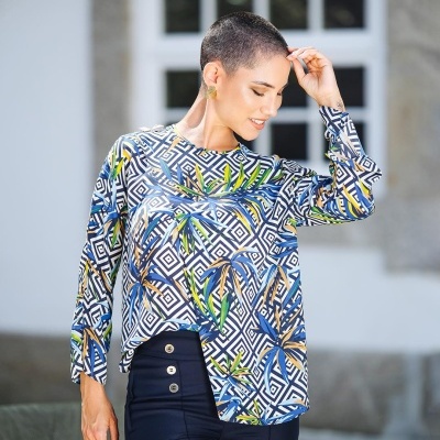 TUNICA SILVINA CAMPOS I25TUN56TRE02