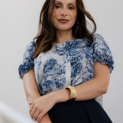 BLUSA SILVINA CAMPOS V25BLU47ROM20