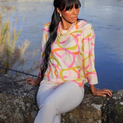 TÚNICA SILVINA CAMPOS V26TUN51ROL20
