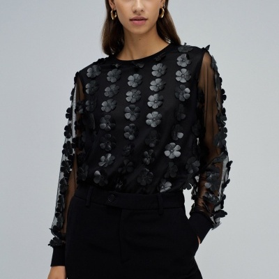 CAMISOLA SALSA COM EFEITO TRIDIMENSIONAL 21010504