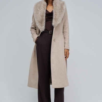 CASACO SALSA DE FAZENDA GRACE COMPRIDO COM PELO 21010407