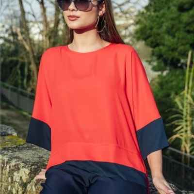 TÚNICA SILVINA CAMPOS V26PCH63BAR10