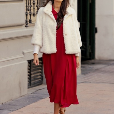 CASACO PÊLO SILVINA CAMPOS I26CAS122CRT10