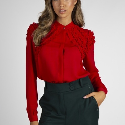 TÚNICA SILVINA CAMPOS I26BLU51ROM10