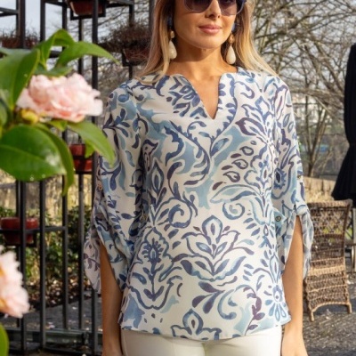 TÚNICA SILVINA CAMPOS V26TUN58ILH20