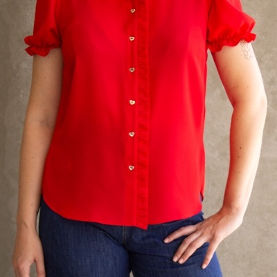 BLUSA SILVINA CAMPOS V25BLU47ROM11