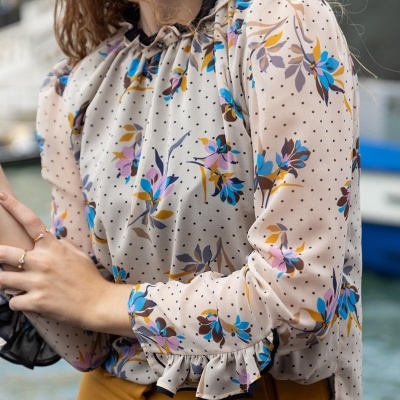 TÚNICA SILVINA CAMPOS  I24TUN75ROM02