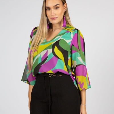 TUNICA SILVINA CAMPOS V25TUN61ILH02