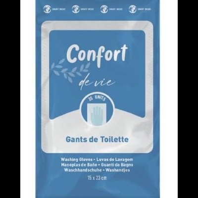 Luvas de Lavagem Corporal Confort -25 uni