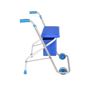 ANDARILHO A5  C/RODAS ALU C/ASSENTO+BOLSA (AZL)