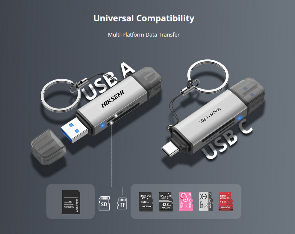ADAPTADOR EXTERNO PARA DISCO SSD HIKSEMI HS-HUB-CR01 ADAPTADOR EXTERNO PARA DISCO SSD HIKSEMI HS-HUB-CR01