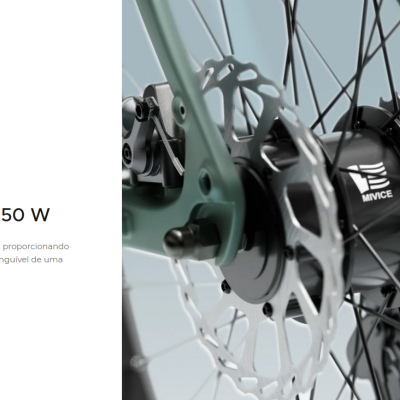 Bicicleta elétrica urbana ENGWE MAPFOUR N1 AIR/ST - fibra de carbono ultraleve de 250 W com longo alcance de 100 km.