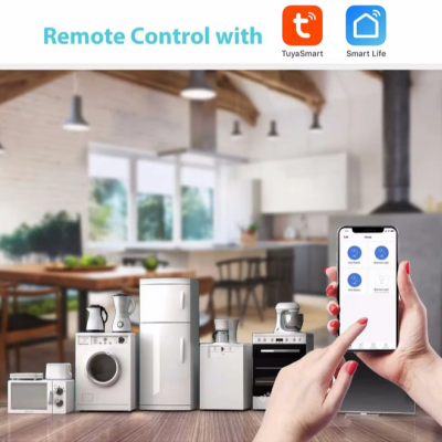 Disjuntor 4P  SCB04  Smart Tuya Wifi  1-63 amperes ajustável por télemovel com duas antenas.