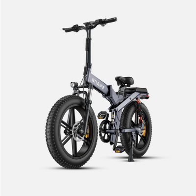 ENGWE  X20  750W.  Velocidade máxima 25 km/h.  E-bike dobrável com suspensão tripla.