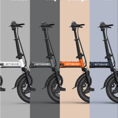 Bicicleta Elétrica Dobrável ENGWE T14 250W 55 km Alcance Máximo.  Velocidade Máxima 25 km/h.