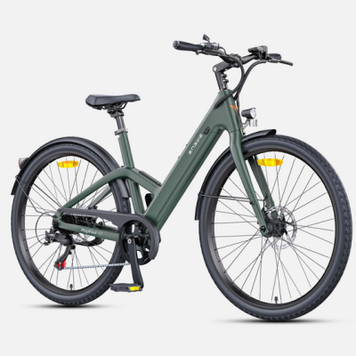 Bicicleta elétrica urbana ENGWE MAPFOUR N1 AIR/ST - fibra de carbono ultraleve de 250 W com longo alcance de 100 km.