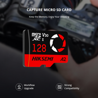 Cartão de memória HIKSEMI micro SD V30 XC I HS-TF-E3 256Gb