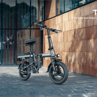 Bicicleta Elétrica Dobrável ENGWE T14 250W 55 km Alcance Máximo.  Velocidade Máxima 25 km/h.