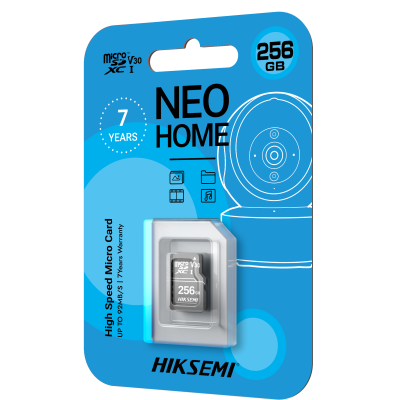 CARTÃO DE MEMÓRIA MICRO SD HIKSEMI NEO HOME HS-TF-D1 256G