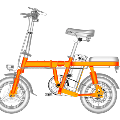 Bicicleta Elétrica Dobrável ENGWE T14 250W 55 km Alcance Máximo.  Velocidade Máxima 25 km/h.