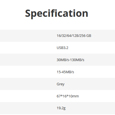 Dual Slim Hiksemi USB Pen Drive 128GB