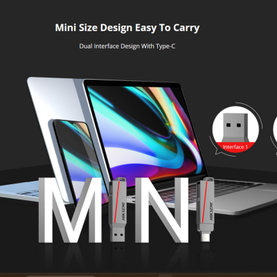 Dual Slim Hiksemi USB Pen Drive 128GB