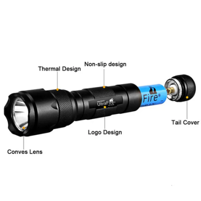 Lanterna Pro UltraFire 502B 1000 Lumens  100% original