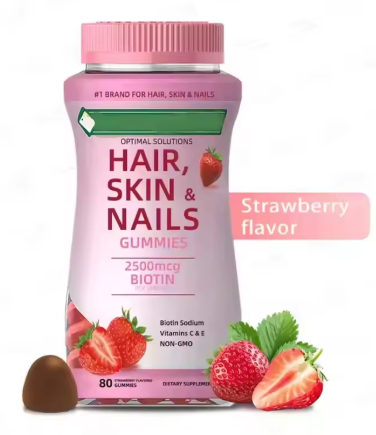 Gomas de Biotina para cabelo, pele e unhas Gomas de Biotina para cabelo, pele e unhas