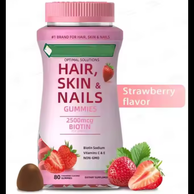 Gomas de Biotina para cabelo, pele e unhas