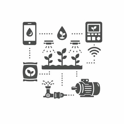 Rega, adubação e automação