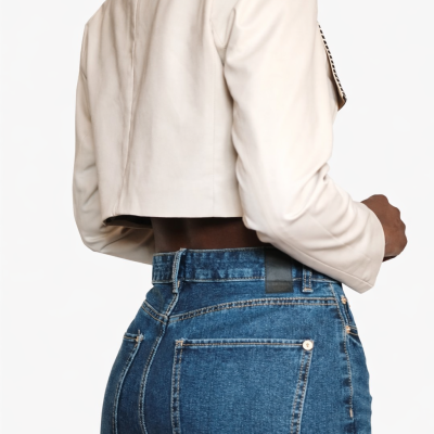 Blazer Crop Elegância Africana