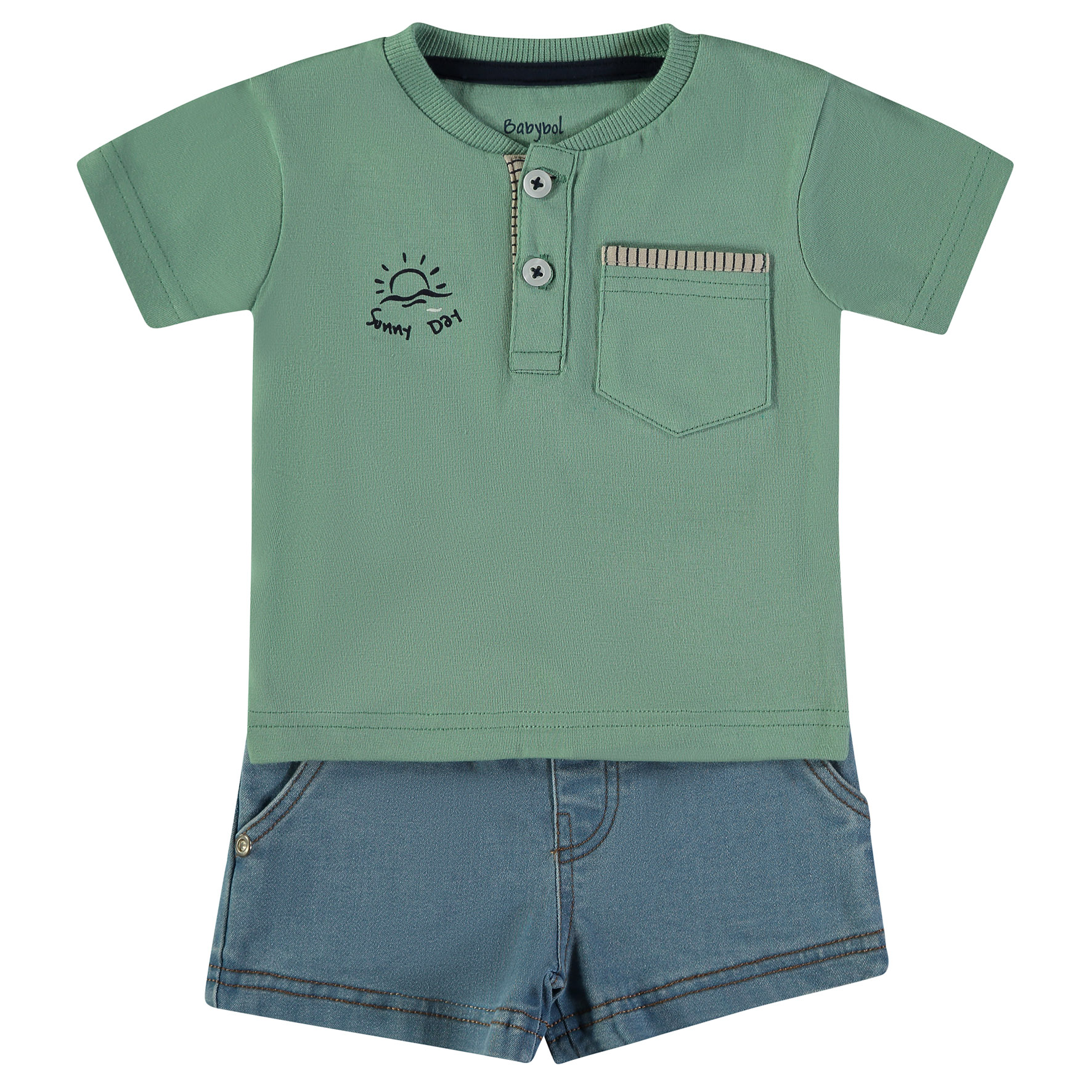 BABYBOL Conj. Calções e T-Shirt California