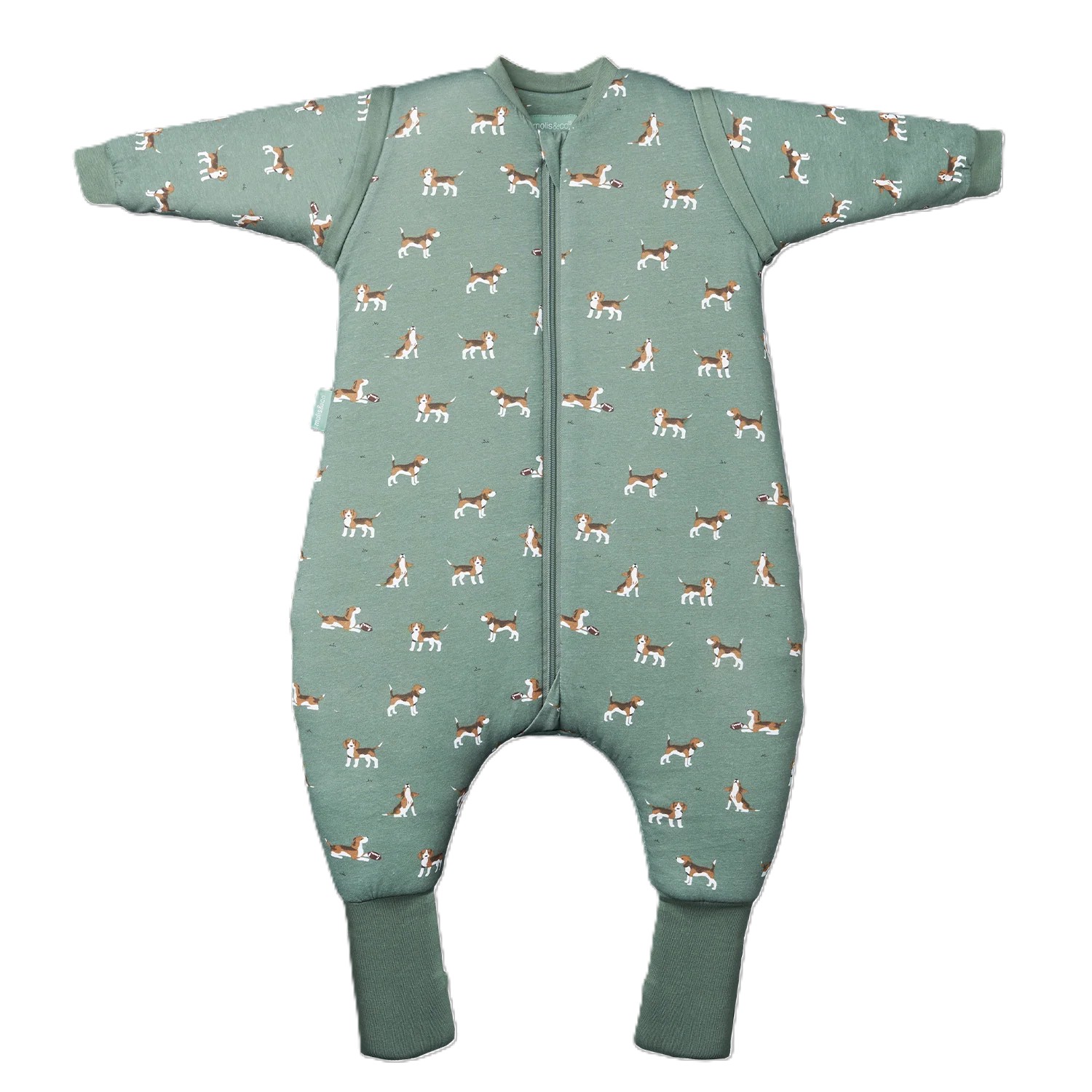 MOLIS Macacão P/ Dormir C/ Mangas Beagle TOG 2.5